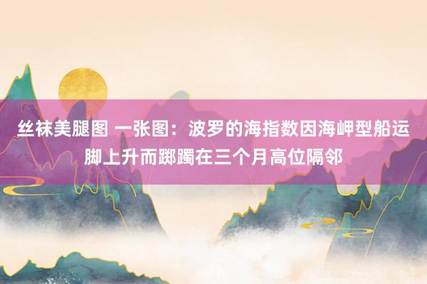 丝袜美腿图 一张图：波罗的海指数因海岬型船运脚上升而踯躅在三个月高位隔邻