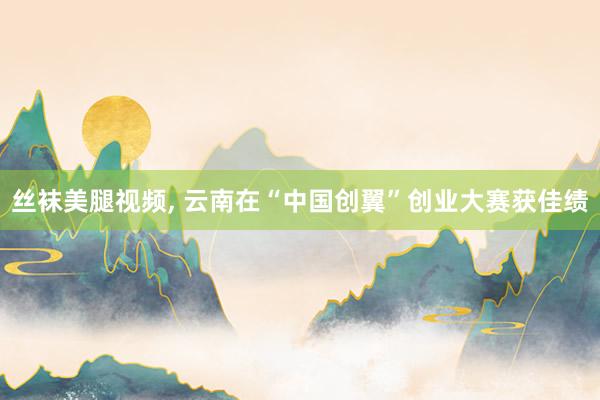 丝袜美腿视频， 云南在“中国创翼”创业大赛获佳绩