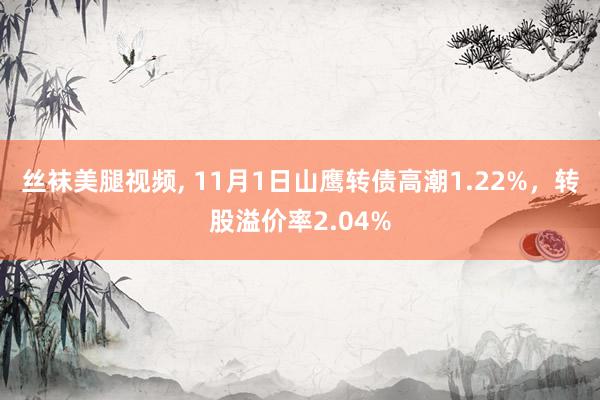 丝袜美腿视频， 11月1日山鹰转债高潮1.22%，转股溢价率2.04%