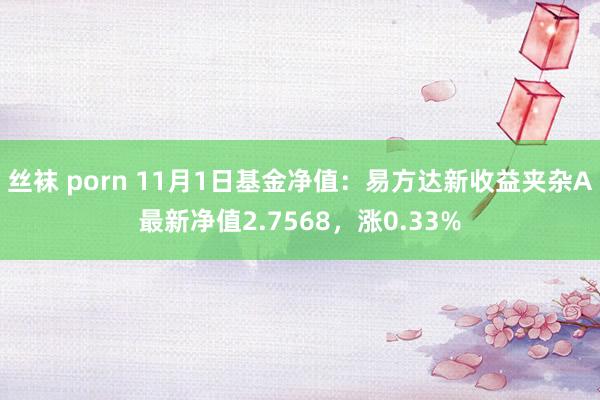 丝袜 porn 11月1日基金净值：易方达新收益夹杂A最新净值2.7568，涨0.33%