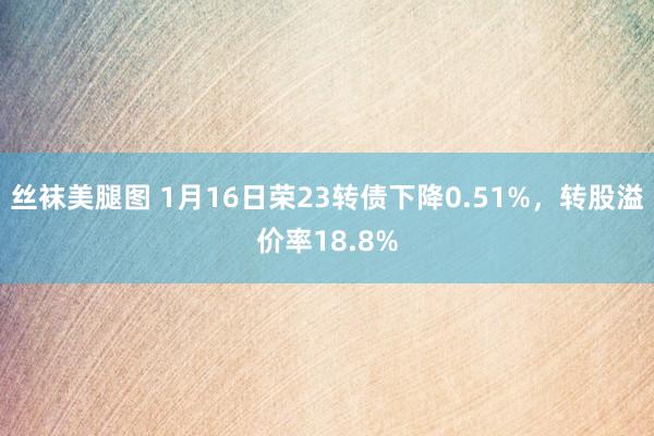 丝袜美腿图 1月16日荣23转债下降0.51%，转股溢价率18.8%